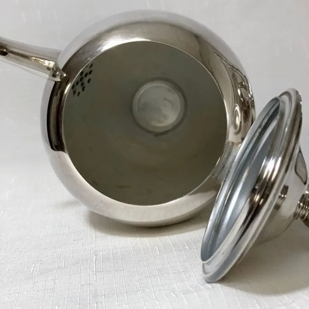 VINTAGE New York Academy Silver Coffee Tea Carafe Set Serving 50s MidCentury Mod